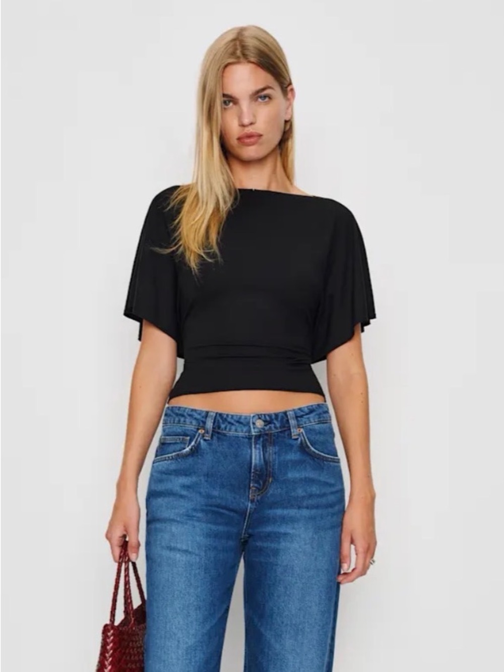 Reformation Avery Knit Top